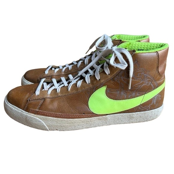 Nike Blazer Premium Umber Volt Major Taylor Men Size 13 312457-371 main image 6